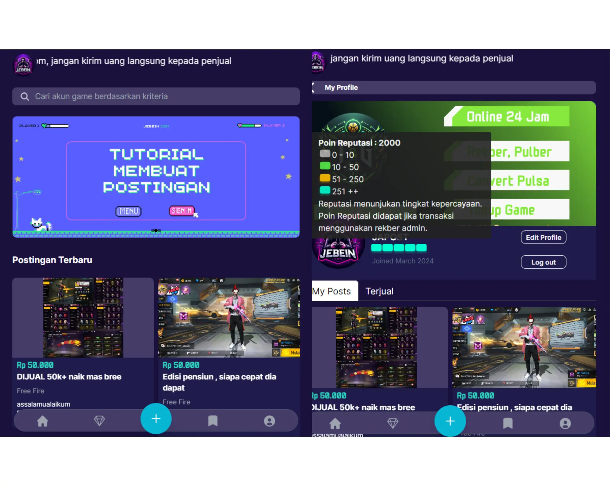 Game Account Trading Platform