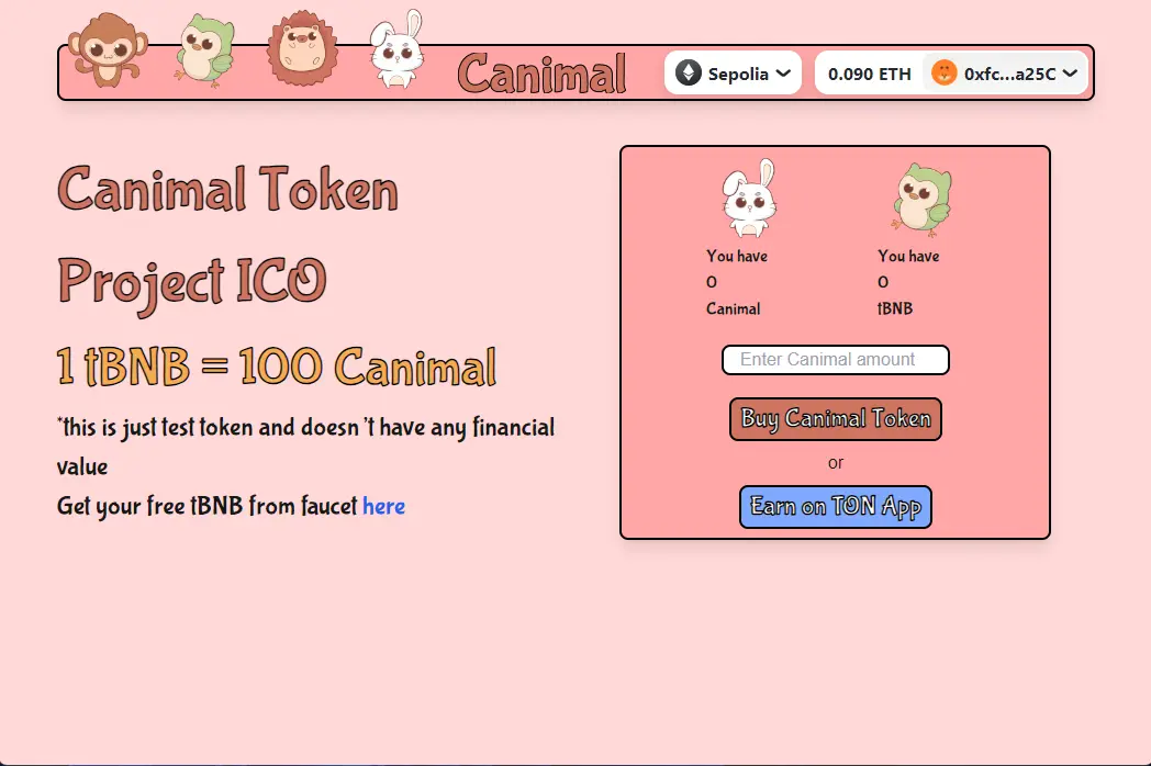 Canimal ICO Project