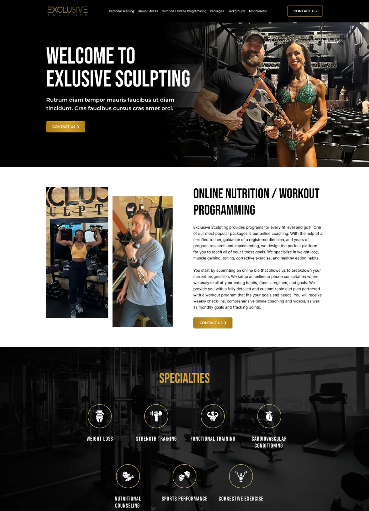 Exclusive Sculpting